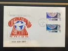 15/11/1965 UK GB FDC Telecommunications ITU, Telephone & Globe (PHOS) Totton CDS