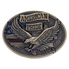 Belt Buckles for men women - Western Cowboy Belt Buckle American Flag and