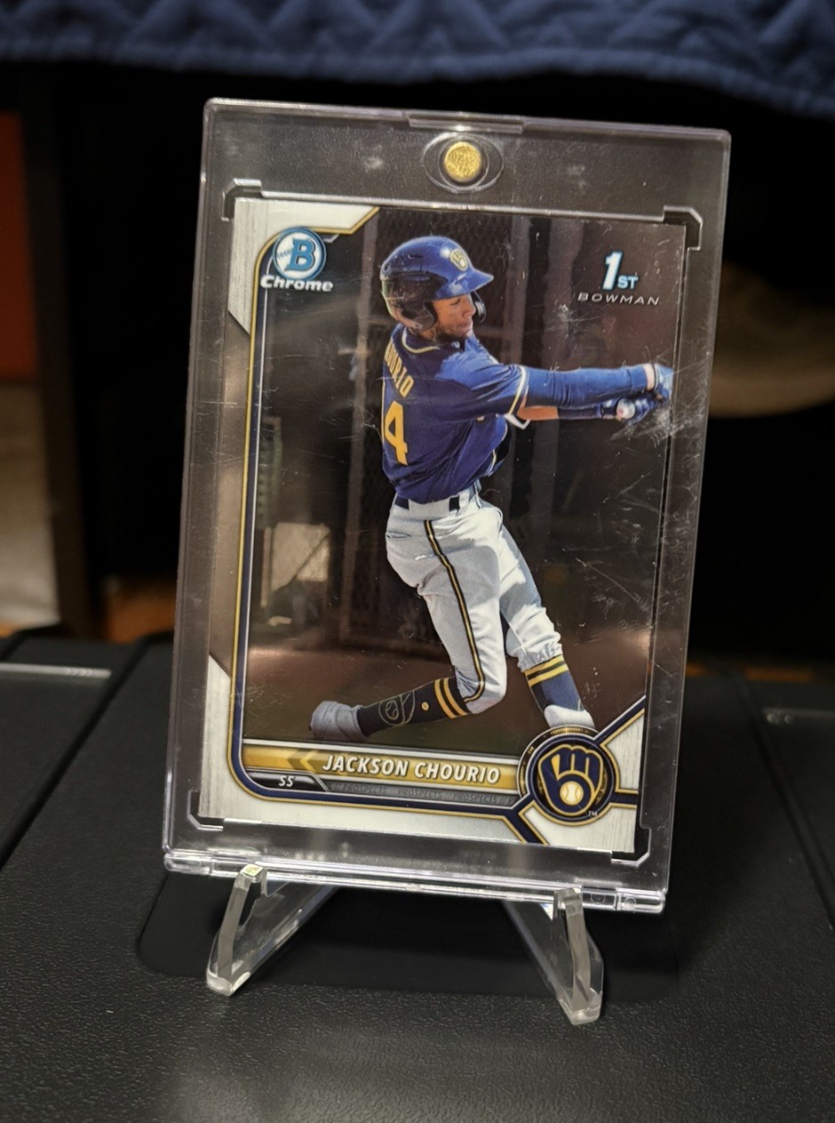 2022 Bowman #BCP-79 Jackson Chourio Chrome Prospects 1st Rookie RC