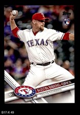2017 Topps Update #49 Austin Bibens-Dirkx Rangers RC 8 - NM/MT