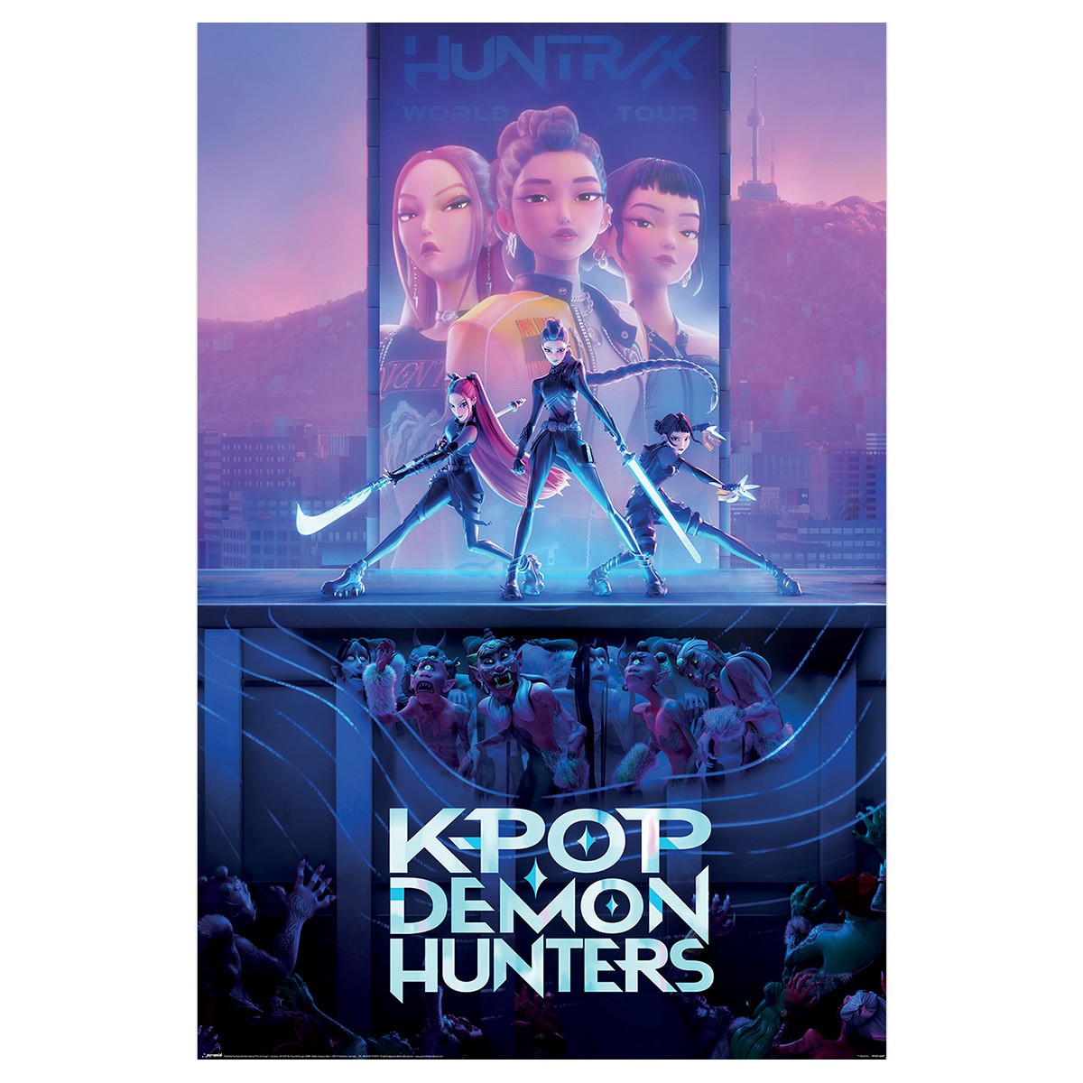 Pyramid International K-POP DEMON HUNTERS (KEY ART) MAXI POSTER 91.5cm x 61cm Maxi Poster – Unframed K-Pop Wall Art Poster for Home, Bedroom, or Studio, vibrant colors - Image 6