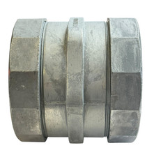 4" EMT Bridgeport 269-DC Rigid Commpression Coupling, Die Cast Zinc Box of 6
