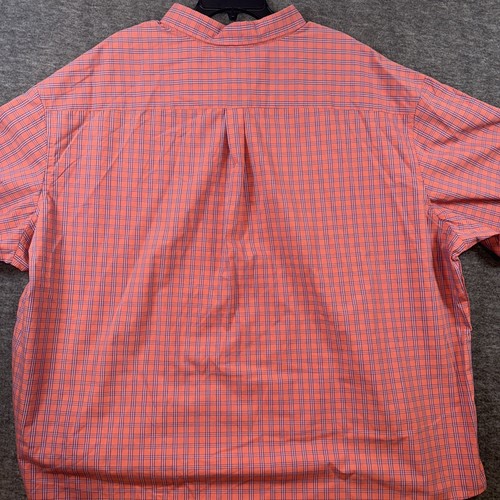 IZOD Men Comfort + Performance Woven Shirt Faded Rose Check Sz 4XB NEW $70 - Picture 7 of 8