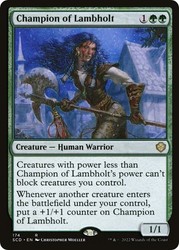 Champion of Lambholt #174 Starter Commander Decks Magic: The Gathering