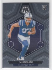 #315 Laiatu Latu 2024 Panini Mosaic Base RC Indianapolis Colts