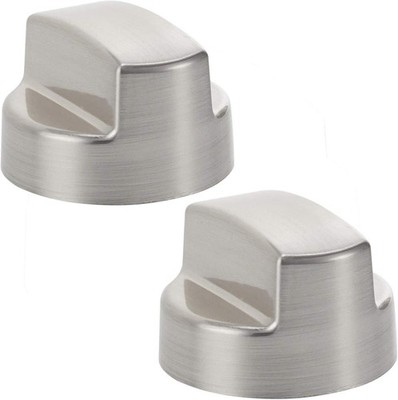 Wolf Hood Ventilation Knob Replacement 811195 Fits 56 Models - 2 Pack Silver