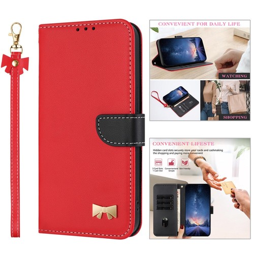 Leather Bow Wallet Phone Case For Google Pixel 10 9 Pro XL 10 9 8 Pro 9A 8A 7A - 第 80/96 張圖片