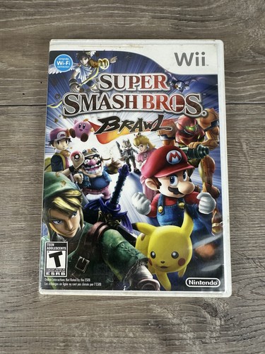 Super Smash Bros Brawl (Nintendo Wii, 2008) No Manual