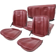 1965 Chevy Ii Nova Ss Complete Upholstery Set Front Buckets And Rear Seat