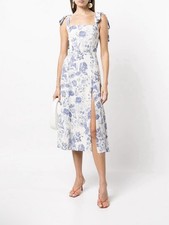 Reformation Twilight Floral Print Midi Dress Sz 8 $278