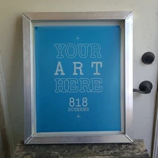 Ready to Print Silk Screen W/ Your Design for Screen Printing 20 x 24" Art