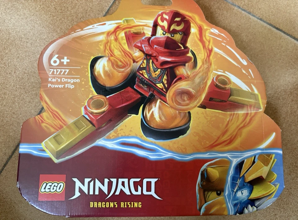 LEGO Ninjago 71777 Kai’s Dragon Power Spinjitzu Flip, foto 1 di 2