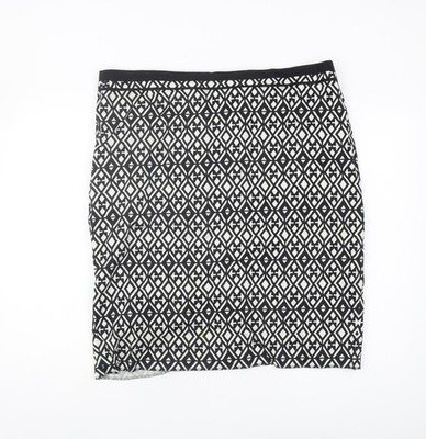 Marks and Spencer Damen Schwarz Bleistiftrock Größe 18