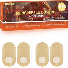 Nipple Covers Men,208Pcs 104 Pairs Anti-Chafing Nipple Covers for Men