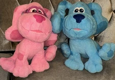 Blues Clues Plush Sit Down Blue & Magenta Stuffed Animal Large 16" Nickelodeon