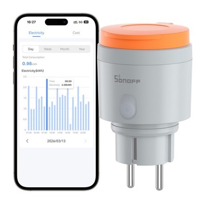 SONOFF WIFI Smart Plug 16A Matter Outdoor Steckdose IP44 AppControl Alexa Google