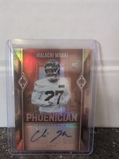 2025 Panini Phoenix - Phoenician Penmanship Malachi Moore #PHP-MAM (AU, RC)