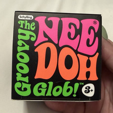 Schylling Groovy Nee Doh Glob Stress Ball Tactile Squeeze Toy Purple 3 