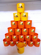 KONVOLUT Biene Maja Becher 1979  Apollo Film Wien Sammel Vintage KULT 70er JAHRE