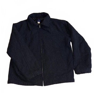 Vintage GAP Men's Wool Blend Jacket Black M