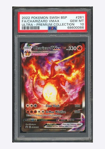 Pokemon PSA 10 Charizard VMAX Promo 2022 SWSH261 Ultra-Premium English