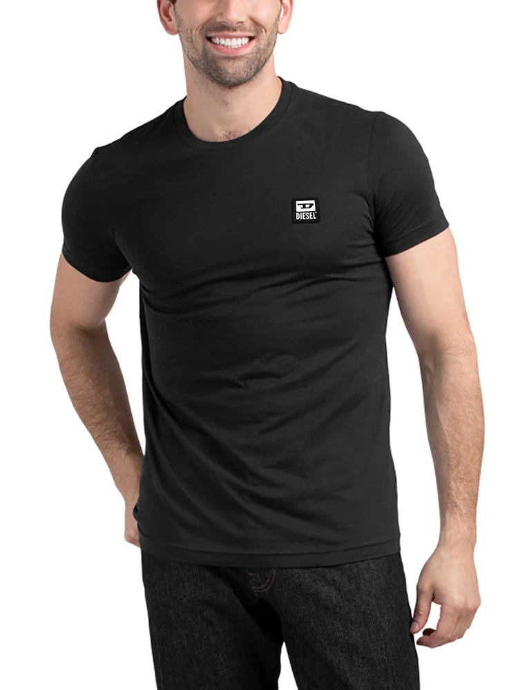 Diesel - Mens Slim Fit Crew Round Neck Logo T-Shirt - T-DIEGOS-K30 