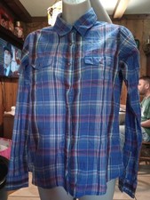 80s Wrangler Women's Vintage Western Plaid Pearl Snap Shirt Sm