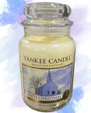 Yankee Candle White Christmas Large Jar Candle Classic Label