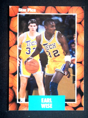 Earl Wise #31 Star Pics 1990 Basketball Card (Tennessee Tech)