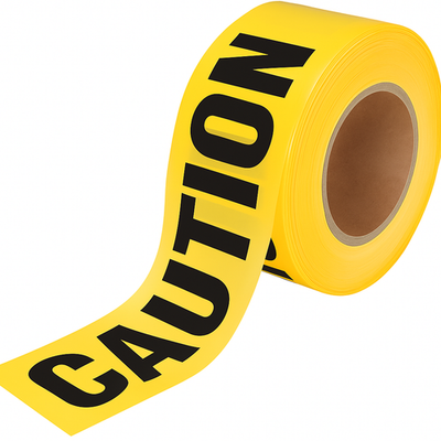 #ad Singhal Caution Tape 3quot; x 1000 ft Yellow Barricade Tape High Visibility $12.99