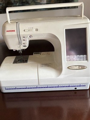 Janome Memory Craft 10001 Computerized Sewing/Embroidery Combo w/ Hoops