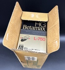 Sony L-750 THG Betamax Tape Lot Of 10 New Sealed In Original Box Rare HTF OOP