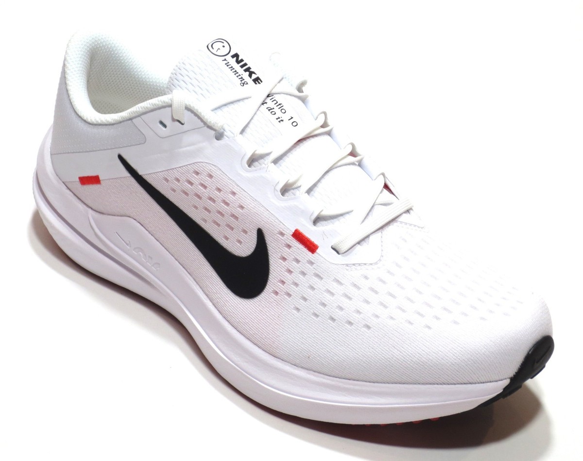 Nike Men's Air Winflo 10 White Running Shoes Style DV4022 100 | eBay