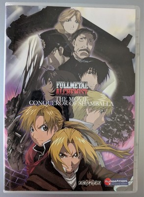 Fullmetal Alchemist movie Conqueror of Shamballa | anime DVD | region 1 | FUNi