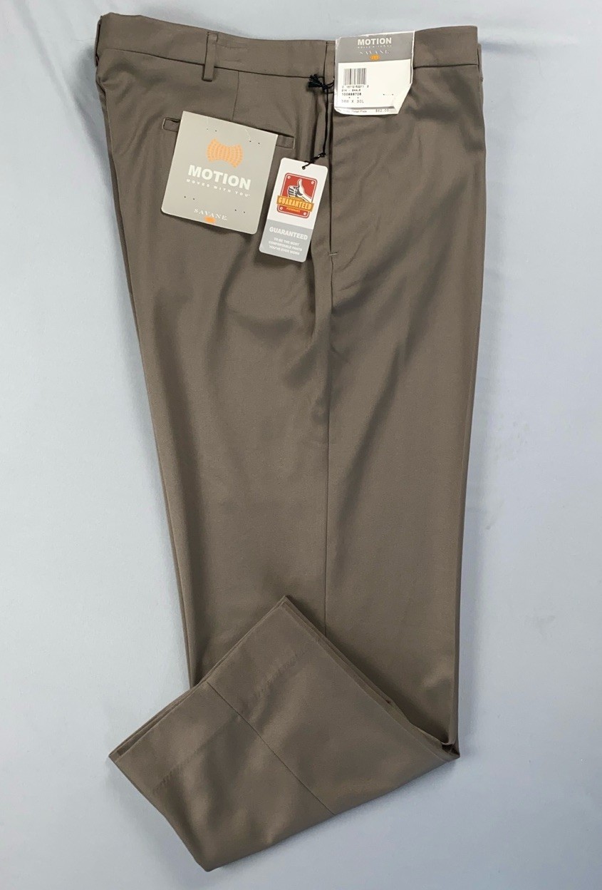 Savane Motion Flat Front Performance Microfiber D… - image 1