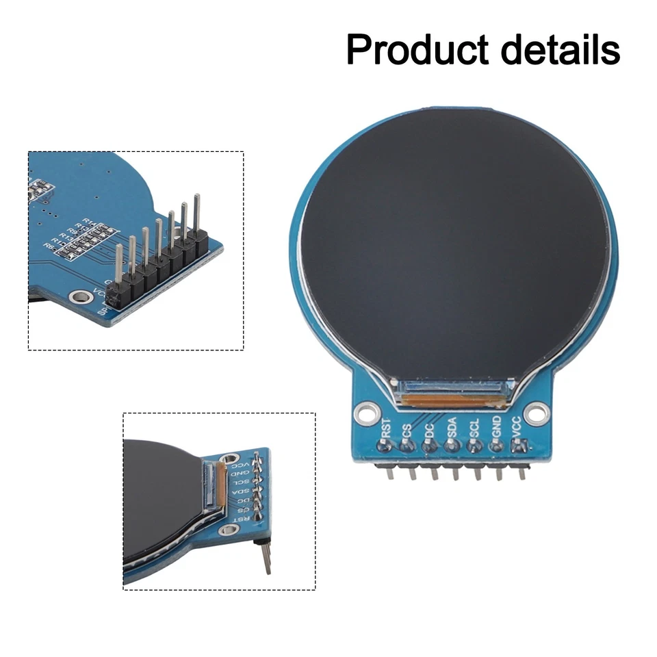 2 Stück Benutzerfreundliche Mikrocontroller Kompatible Displays Größe 1 28 Zo - Image 3 of 4