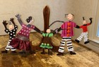 Bill & Marcia Finks Primitive Twig Signed Metal Sculpture — photo 2