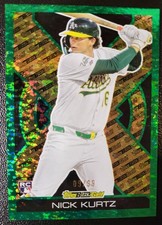 2025 Topps Update - Topps Black Gold Nick Kurtz #BG-20 Green Foil 09/99