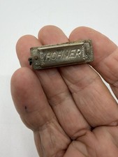 Tiny German HOHNER Miniature HARMONICA- 1.5 Inch-Metal Wood Works