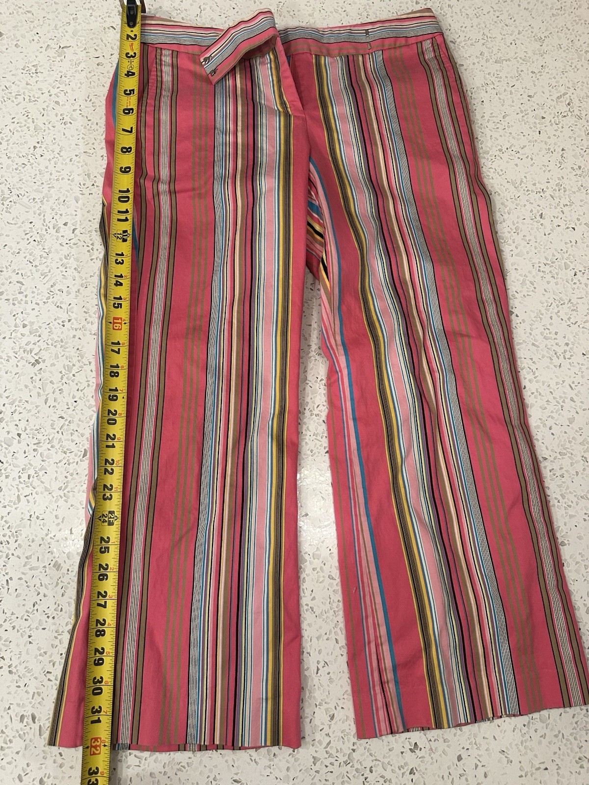 Express Design Studio Editor Pink Multicolor Stri… - image 5