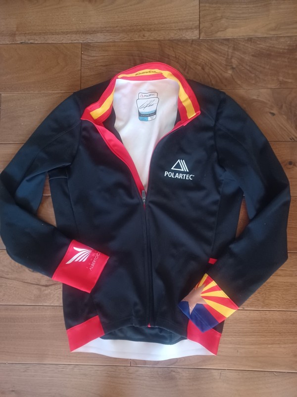 Rare Alberto Contador Spain Team Cycling Jacket Men's Medium