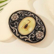 Scorpion Vintage Style Cowboy Scorpion Belt Buckle Glow in dark