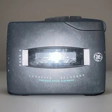 Vintage GE Cassette Recorder Model 3-5362A Variable Speed Playback ~Tested Works