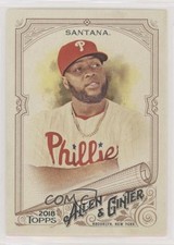 2018 Topps Allen & Ginter SP Carlos Santana #312 3v8