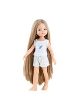 Paola Reina Doll 12.6"/32cm  Las Amigas  Manica in Pajamas  Extra Long Hair