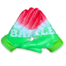 Battle Sports Gradient Doom Ultra Stick Football Gloves for Players Youth Adult