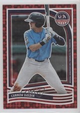 2024 Panini Stars and Stripes Red 27/199 Cannon Goldin #186 1t3