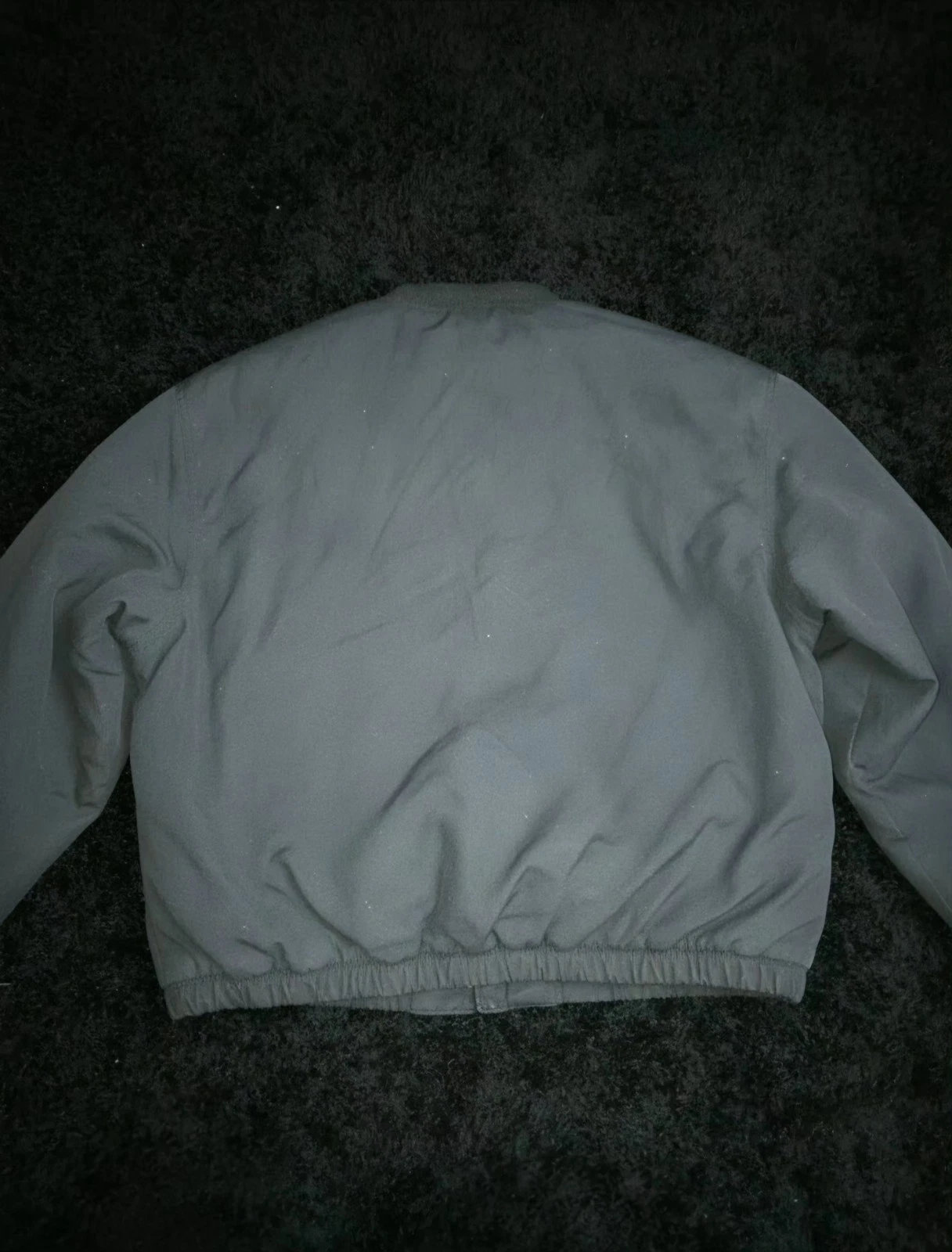 Big Bill Workwear Men's Gray Canvas Bomber Jacket Full Zip Size 42 Chest image 2