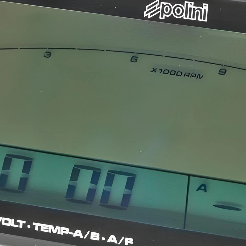Cuentarrevoluciones Polini incl. indicador de temperatura scooter Maxi Quad Foto 3 de 3