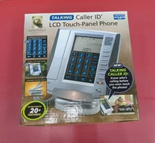 Innovage Phone Talking Caller ID LCD Touch Panel Land Line Silver 